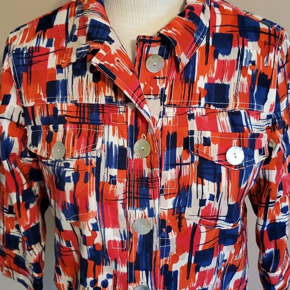 Ruby Rd cropped lined jacket size 10P - Picture 2 of 13